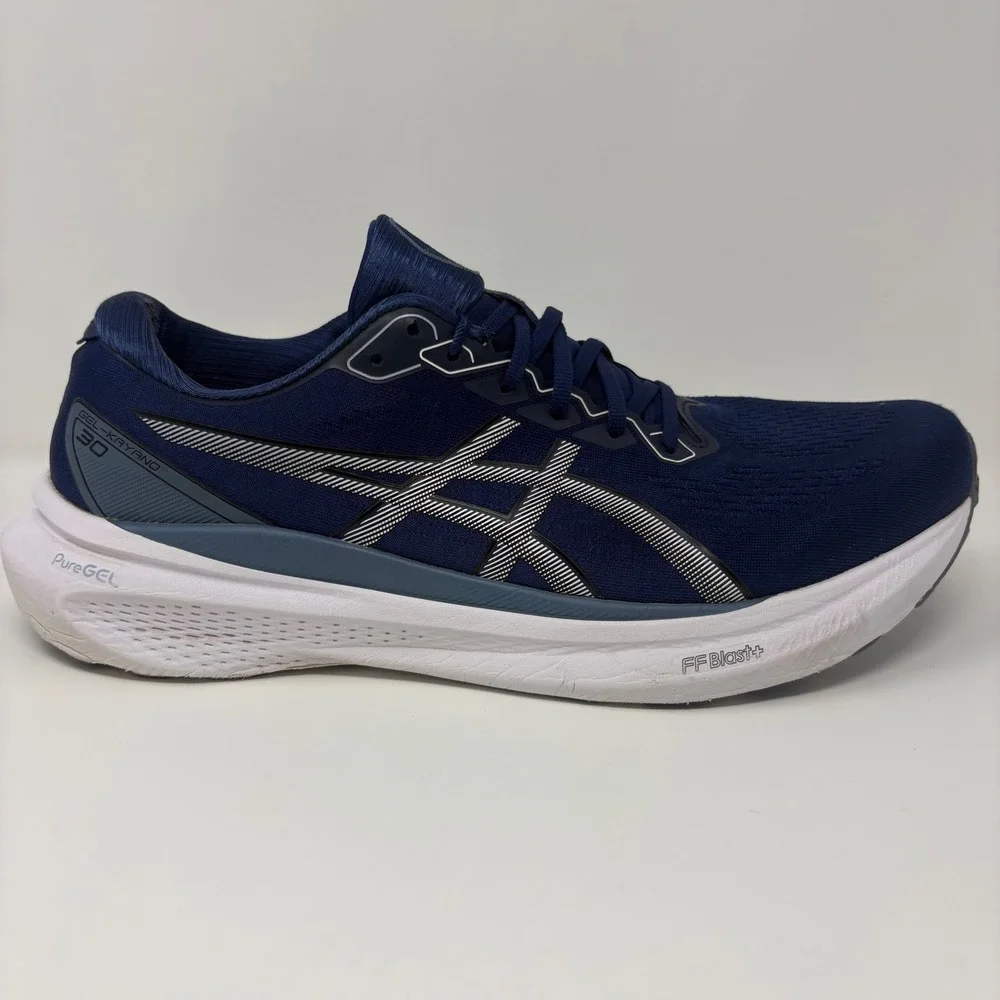 ASICS GEL-Kayano 30 Men's Size 12.5 Navy Blue Running Shoes (1011B548)